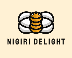 Yellow Bumble Bee  logo design