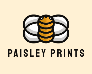 Yellow Bumble Bee  logo design