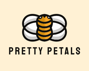 Yellow Bumble Bee  logo design