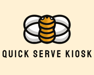 Yellow Bumble Bee  logo design