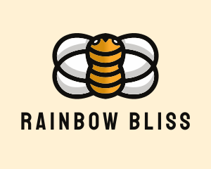 Yellow Bumble Bee  logo design