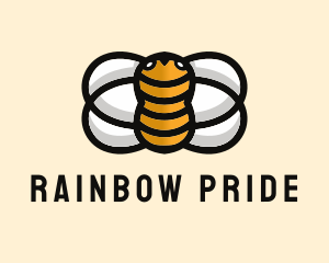 Yellow Bumble Bee  logo design