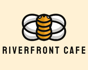 Yellow Bumble Bee  logo design