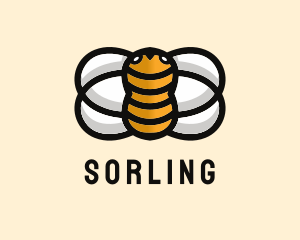 Yellow Bumble Bee  logo design