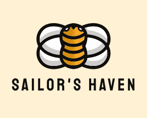 Yellow Bumble Bee  logo design