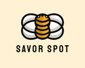 Yellow Bumble Bee  logo design