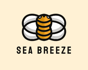 Yellow Bumble Bee  logo design