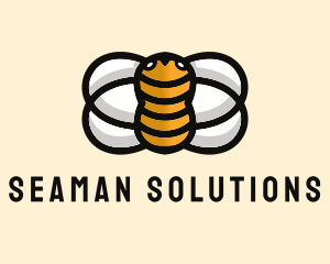 Yellow Bumble Bee  logo design