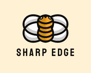 Yellow Bumble Bee  logo design