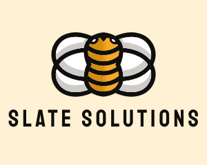 Yellow Bumble Bee  logo design