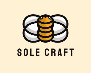 Yellow Bumble Bee  logo design