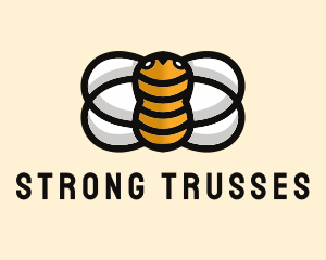 Yellow Bumble Bee  logo design