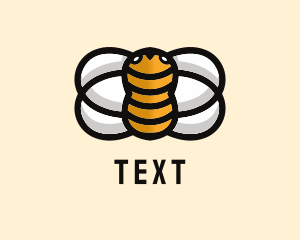 Yellow Bumble Bee  logo design