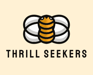 Yellow Bumble Bee  logo design