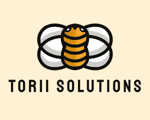 Yellow Bumble Bee  logo design