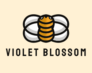 Yellow Bumble Bee  logo design