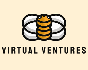 Yellow Bumble Bee  logo design