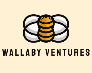 Yellow Bumble Bee  logo design