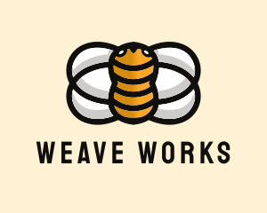 Yellow Bumble Bee  logo design