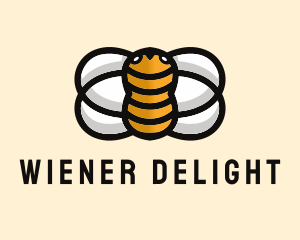 Yellow Bumble Bee  logo design