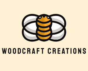 Yellow Bumble Bee  logo design