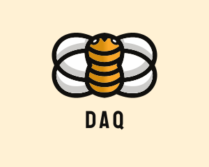 Cartoon - Yellow Bumble Bee logo design