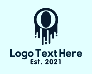 Letter O - Letter O Paint logo design