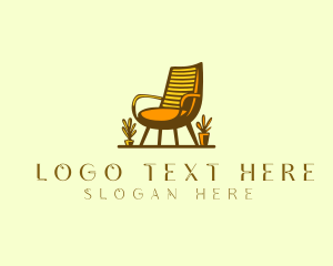 Plant - Aesthetic Chair Upholstery logo design