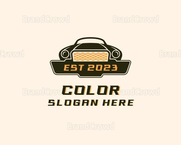 Sedan Car Transportation Logo