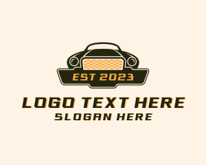 Car Dealer - Sedan Car Transportation logo design
