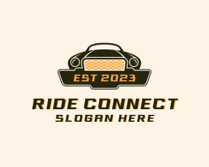 Rideshare - Sedan Car Transportation logo design