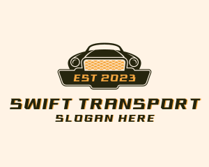 Sedan Car Transportation logo design