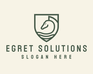 Horse Equestrian Shield logo design