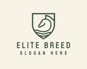 Horse Animal Equestrian logo design