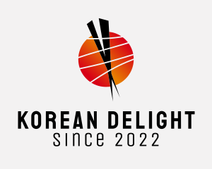 Korean - Sunset Oriental Restaurant logo design