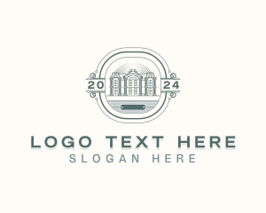 Renovation - Hotel Accommodation Real Estate logo design