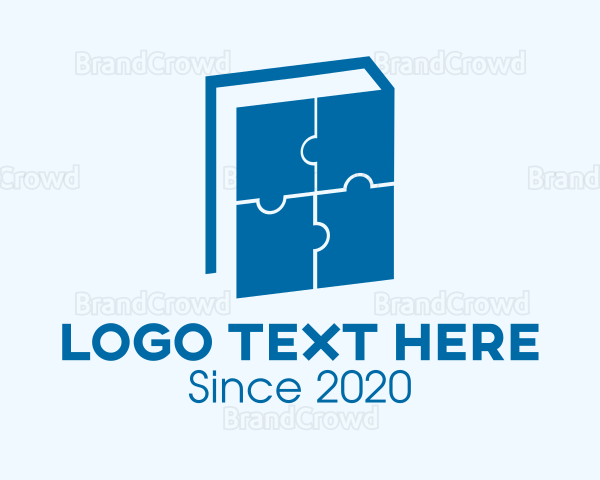 Blue Puzzle Book Logo