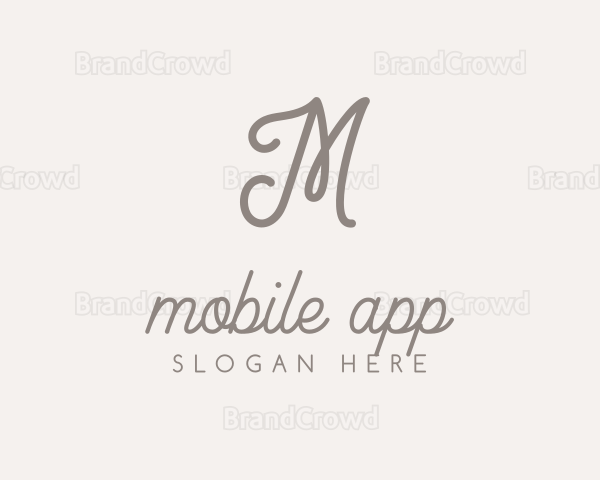 Elegant Feminine Script Logo