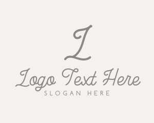 Clothing Line - Elegant Feminine Script logo design