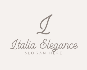 Elegant Feminine Script logo design