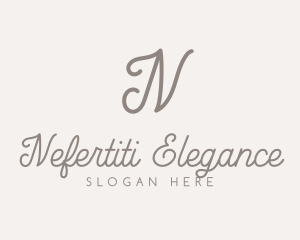 Elegant Feminine Script logo design