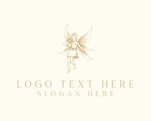 Fairy - Magical Flying Fairy logo design