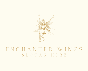 Fairy - Magical Flying Fairy logo design