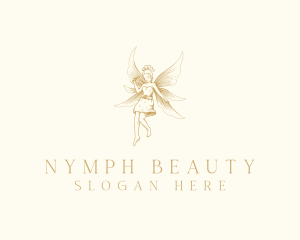 Magical Flying Fairy  logo design