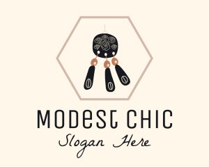 Boho Chic Earring  logo design