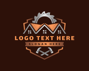 Tools - Sawmill Hammer Roof logo design