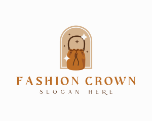 Fashion String Bag Accessory logo design