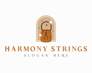 Fashion String Bag Accessory logo design