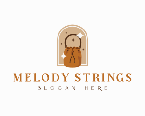 Fashion String Bag Accessory logo design