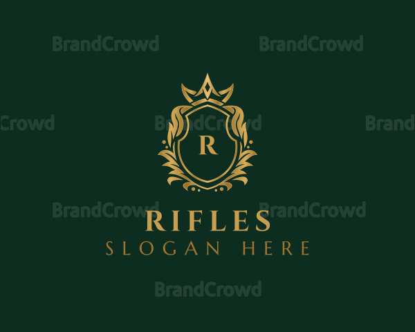 Luxury Royal Crest Shield Logo